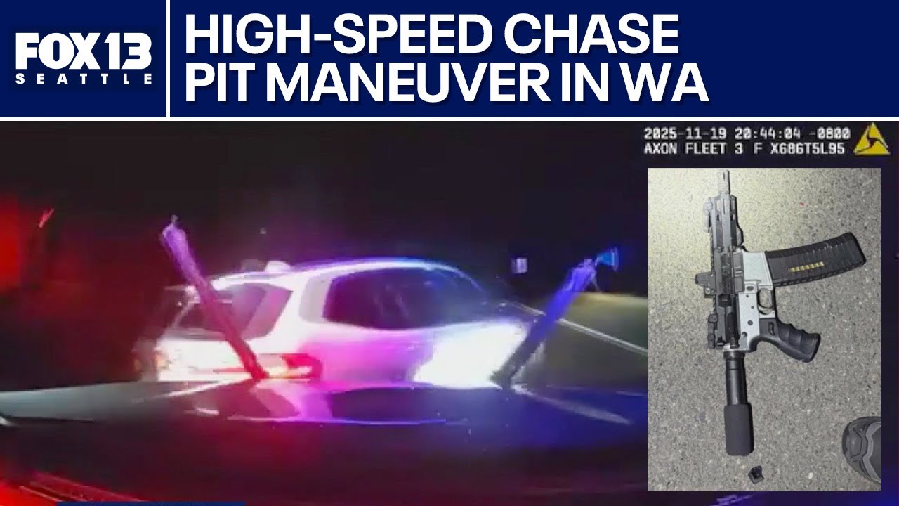 WATCH: Dash cam video shows Lacey, WA murder suspect's arrest