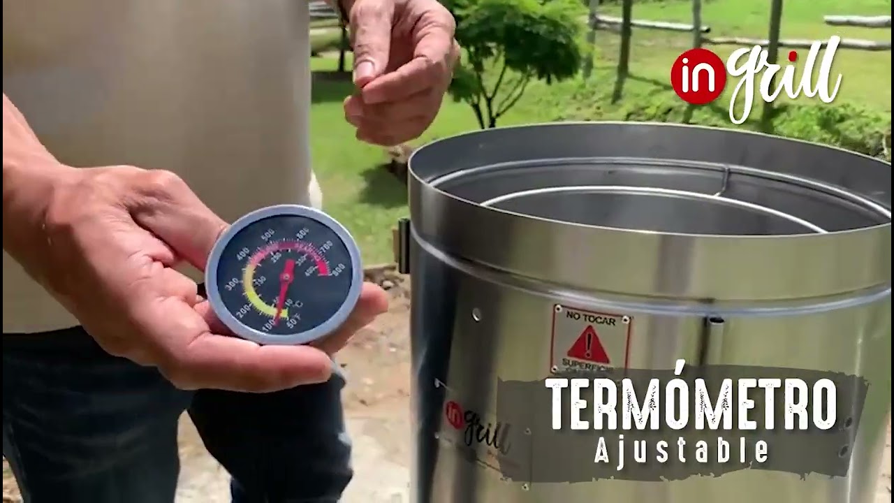 ¿Cómo armar un barril ahumador In Grill Premium?