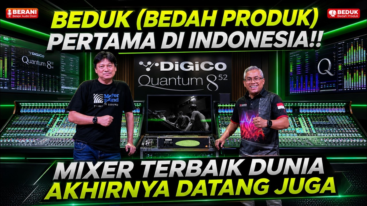 MIXER TERBAIK DUNIA PERTAMA DI INDONESIA !! DIGICO QUANTUM 852 - BISA MIXING 384 CHANNEL, GOKILL !!!