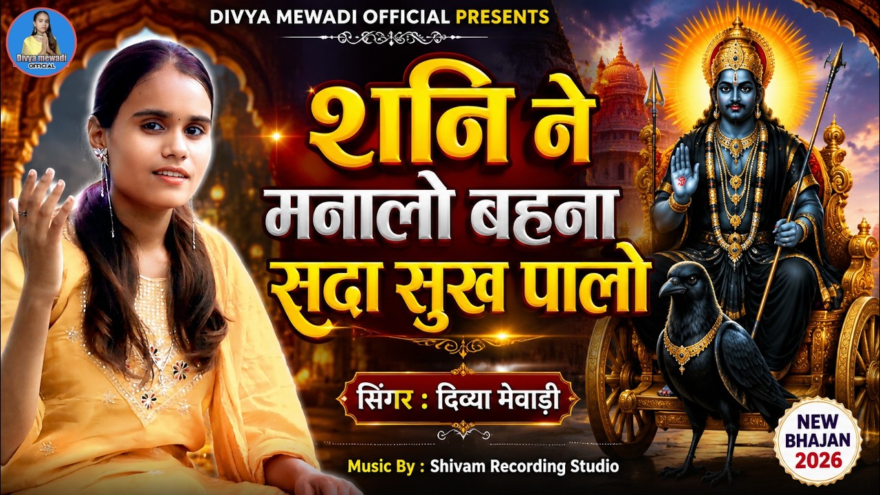 दिव्या मेवाड़ी ने गया शनि देव का मस्त भजन  ||  मारवाड़ी भजन  || SHANI DEV KA BHAJAN