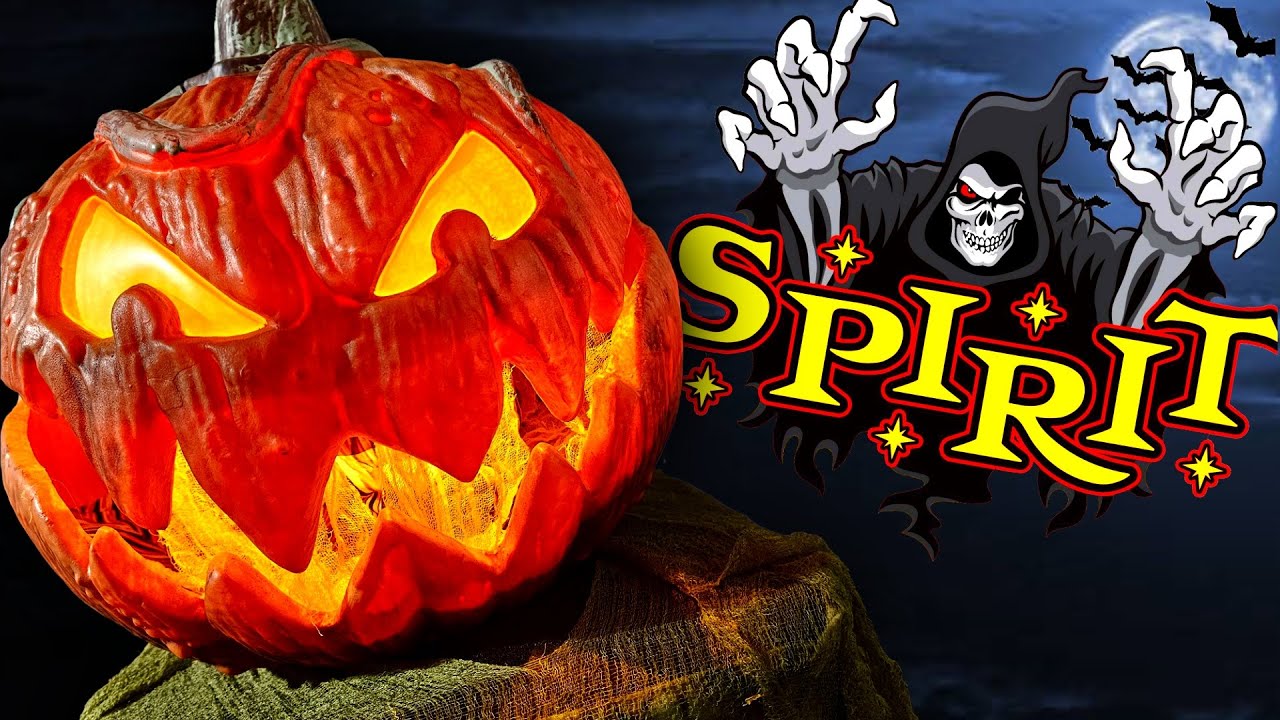SPIRIT HALLOWEEN GOURDO ANIMATRONIC EVIL JUMPING PUMPKIN UNBOXING and SET UP