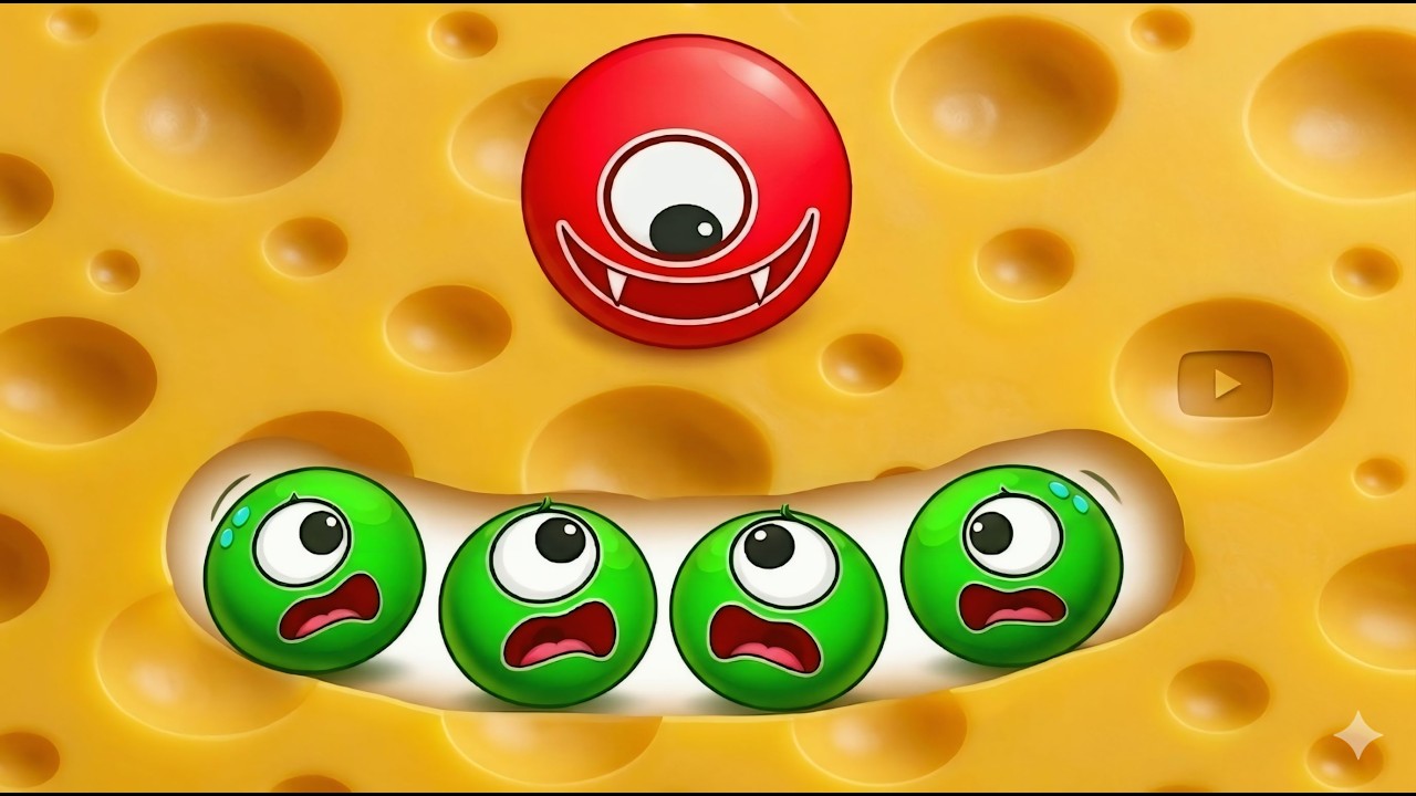 Hungry Balls Gameplay Walkthrough Part 1 Tutorial NEW Mobile Game (Android,ios)