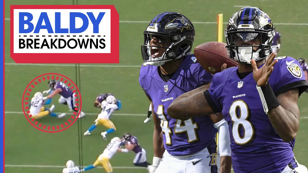 How Lamar Jackson and the Ravens Dominated the Chargers | Baldy Breakdowns
