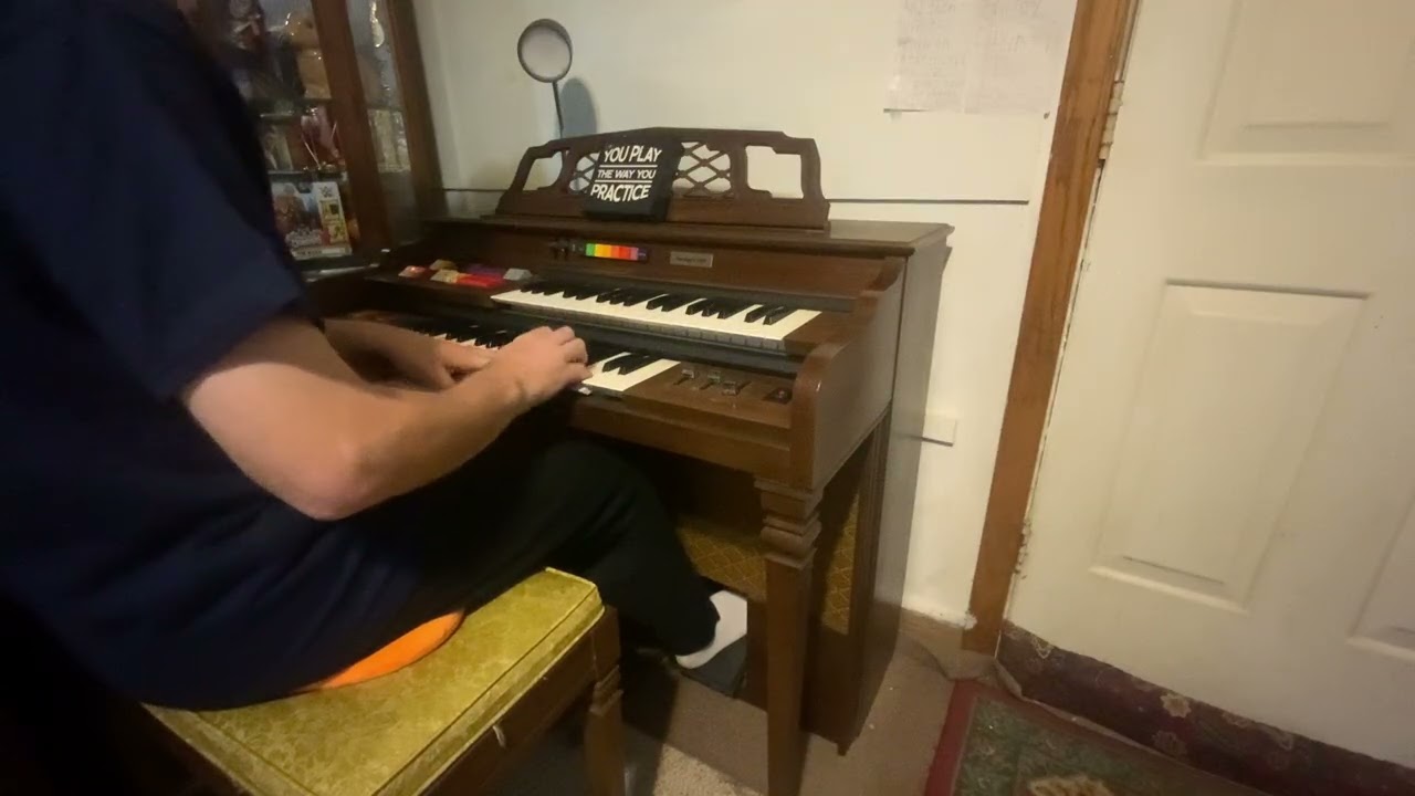 Playing let there be peace on earth on organ 🌎✝️🎹
