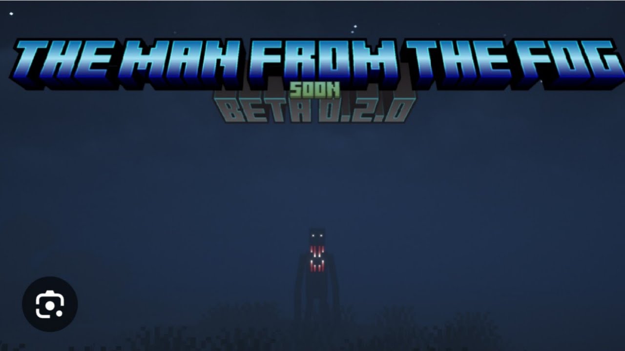 Playing horror mod man from the fog in minecraft pe😱 (link in description)