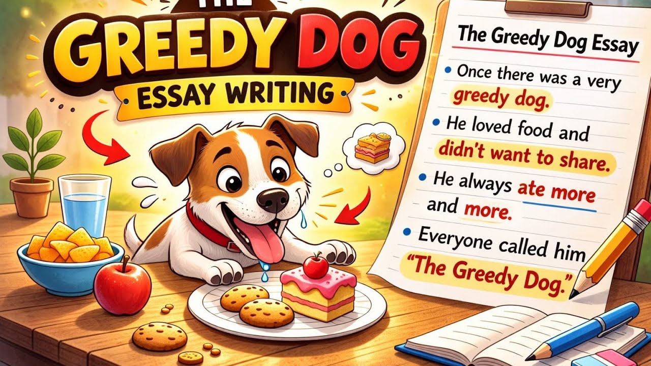 Greedy Dog Essay in English 