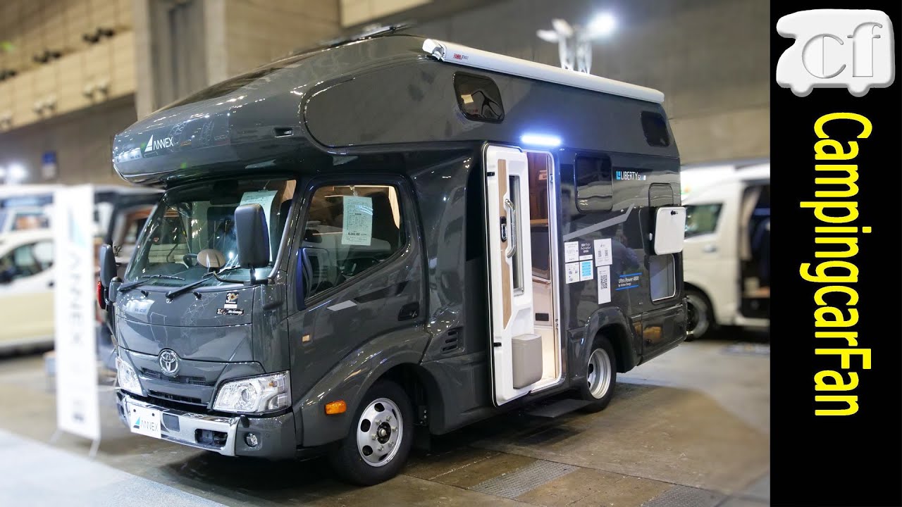 【リバティ52DBi：アネックス】最大9600Whのリチウムイオンバッテリーを搭載できるカムロードキャブコンキャンピングカー