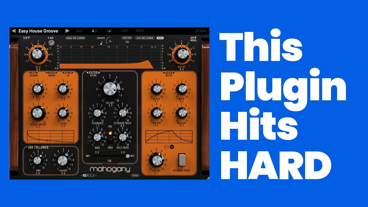 Mahogany by Acustica Audio | Analog-Style Low Pass Filter