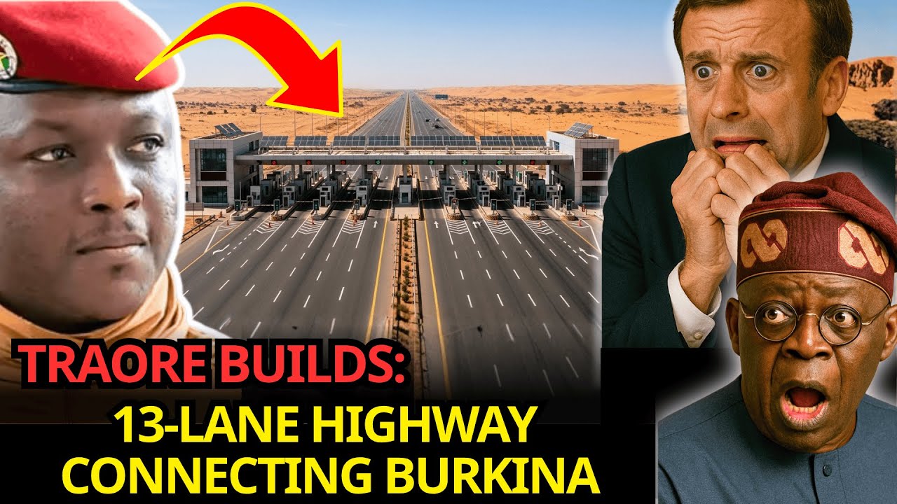 Traore in Action: 3 Automatic Toll Stations, 13-Lane Highway Connecting the Entire Burkina Faso