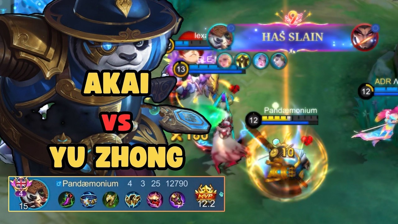 Akai vs Yu Zhong | Mobile Legends