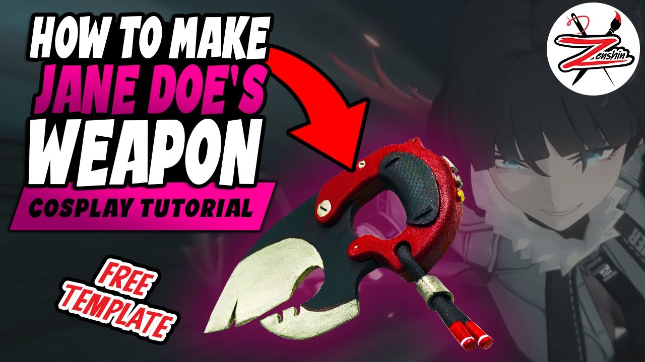Craft Your Own EPIC Jane Doe Cosplay Knives! 🔥- Zenless Zone Zero