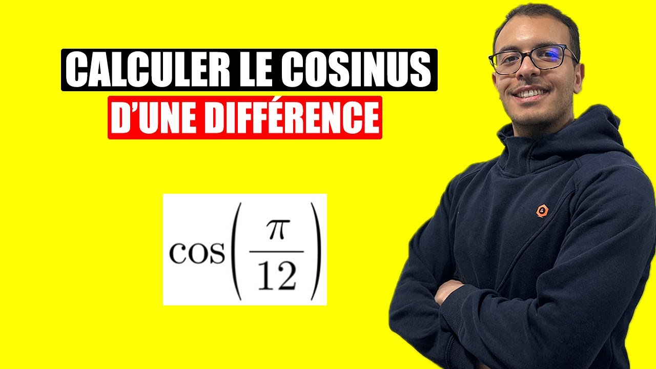 Cosinus d'une différence - cos de pi/12