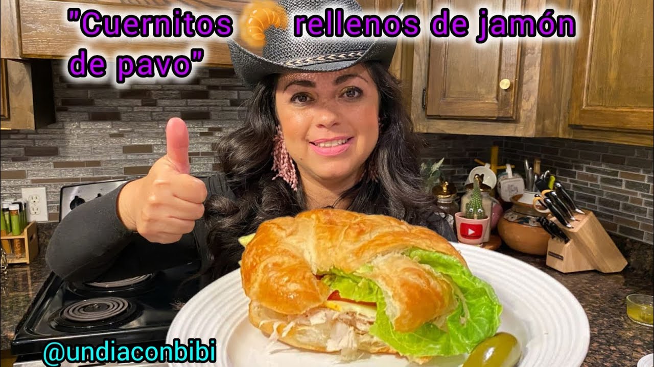 Cuernitos 🥐 Rellenos de Jamón con queso # as probado asi los Cuernitos 🥐 Rellenos ????