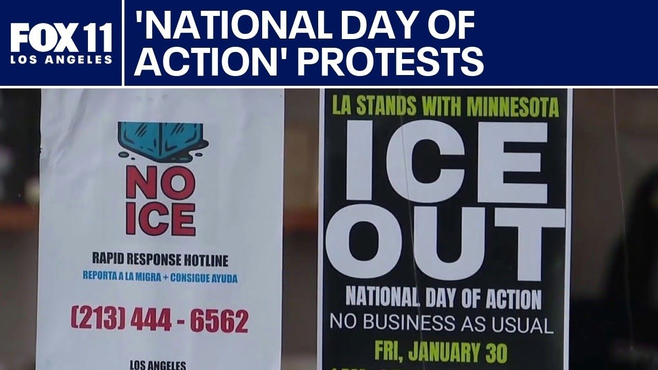 'Anti-ICE ‘National Shutdown’ Protests Across SoCal