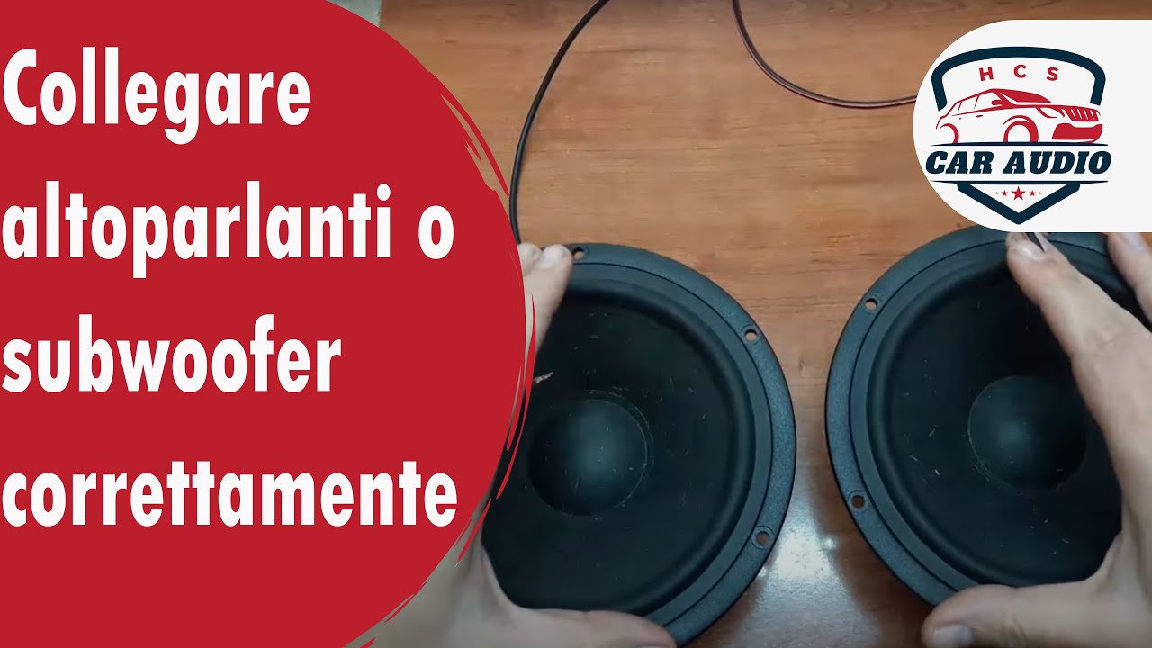 Collegare altoparlanti o subwoofer correttamente #serie e parallelo