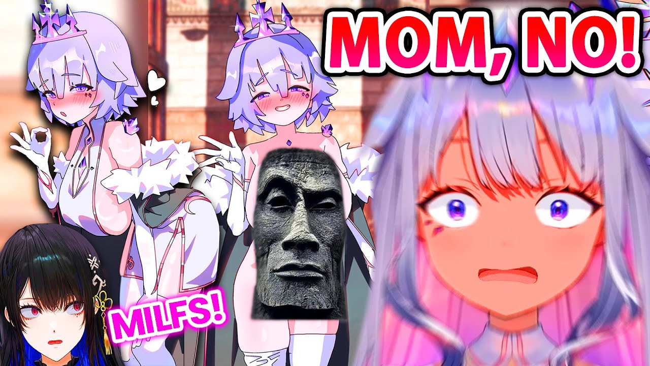 Biboo and Nerissa saw YABAI art of Momseki and Holomoms on Twitter 【Hololive EN】