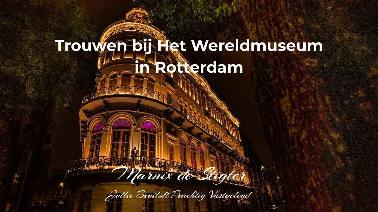 Trouwen in het Wereldmuseum in Rotterdam - K & M