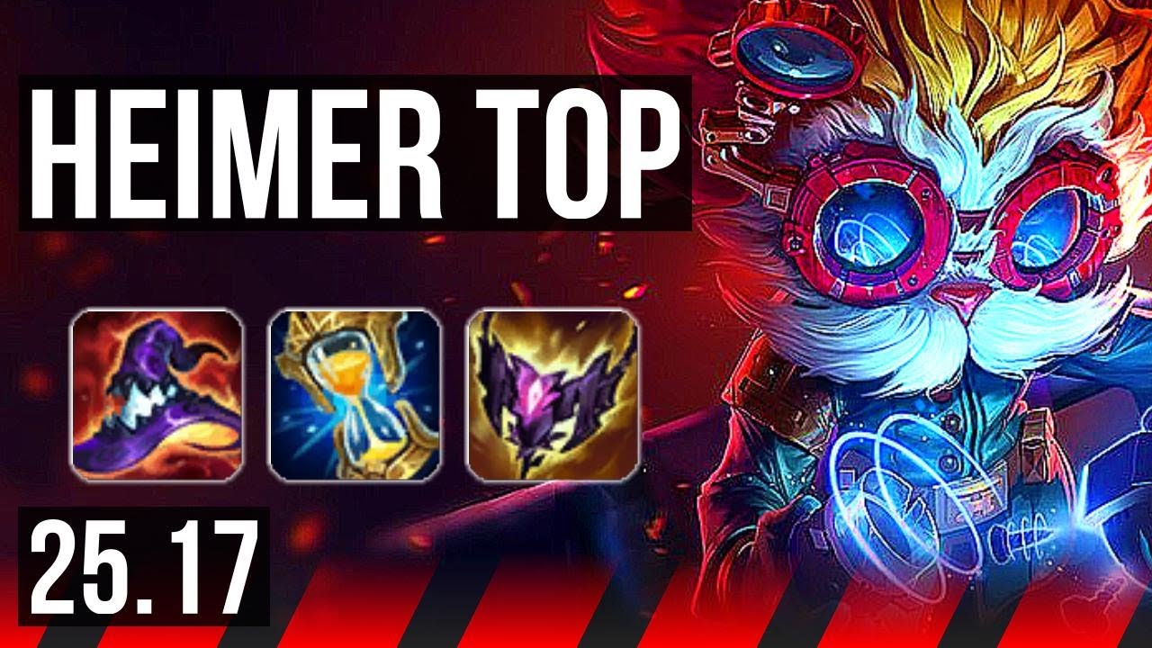 HEIMERDINGER vs AMBESSA (TOP) | 7 solo kills, 8/2/2 | KR Master | 25.17