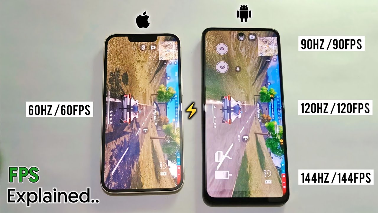 90FPS vs 60FPS vs 120FPS vs 144FPS GAMING TEST |60Hz vs 90Hz vs 120Hz vs 144Hz GAMING FREE FIRE🔥
