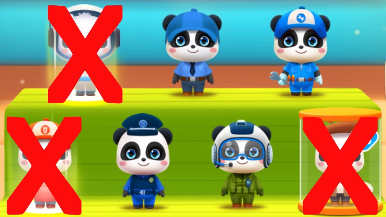 Little Panda's Playhouse: Professions - Help Kiki to Play as a Policeman - Babybus Games