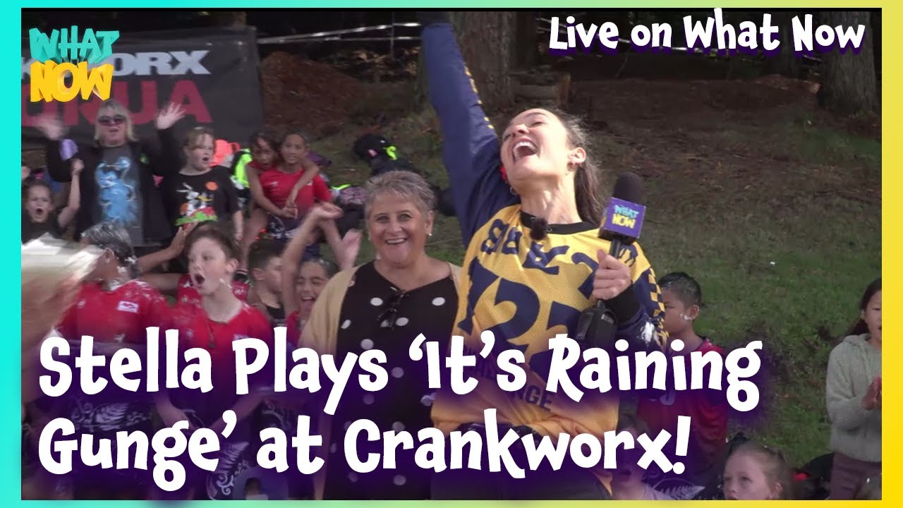 Stella Plays 'It's Raining Gunge' at Crankworx! | Live on What Now