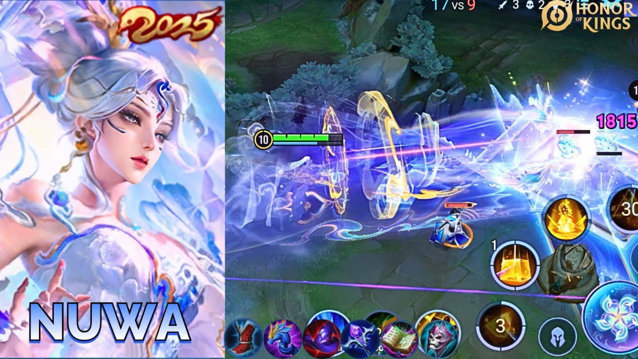 NUWA | TOP RANK HONOR OF KINGS THE BEST BUILD GAMEPLAY