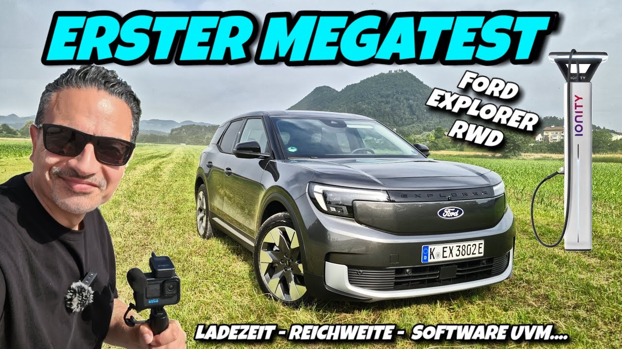 Ford Explorer RWD im Megatest! Reichweite Ladezeit Navi Software vom Elektroauto. aus Köln.
