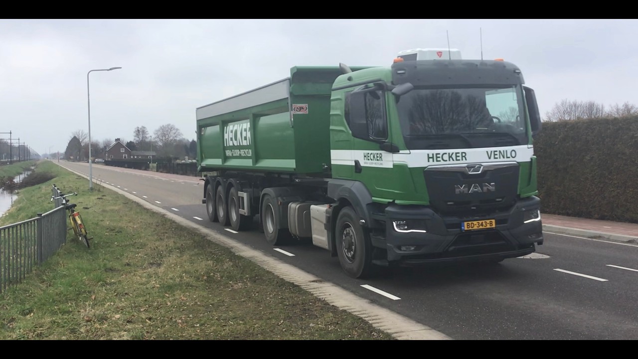 Dumptruck Hecker at Horst Meterik area The Netherlands 🇳🇱 Feb 20-2026 Truckspotting video 🚛👀🎥 !!!!!!