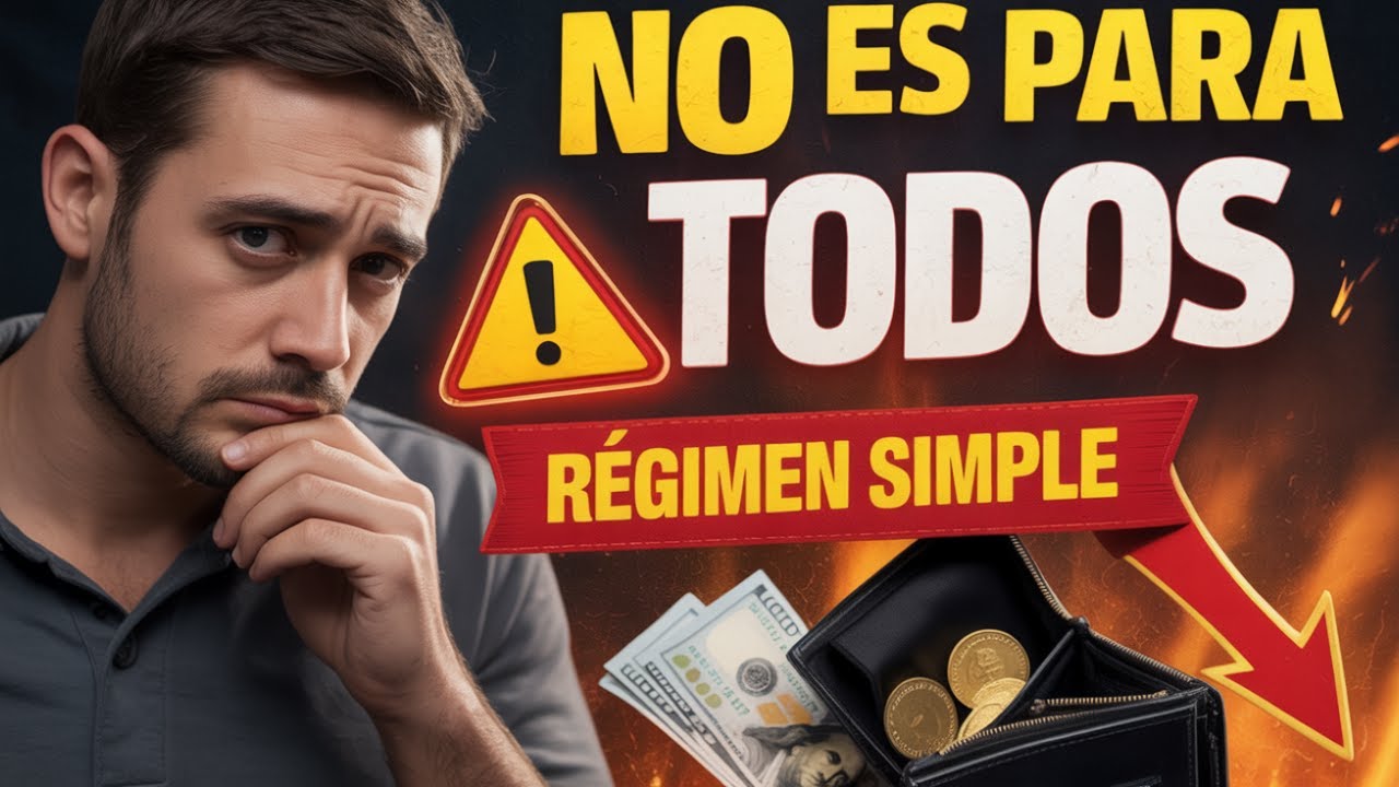 CUÁNDO NO CONVIENE ESTAR EN EL RÉGIMEN SIMPLE DE TRIBUTACION 2026