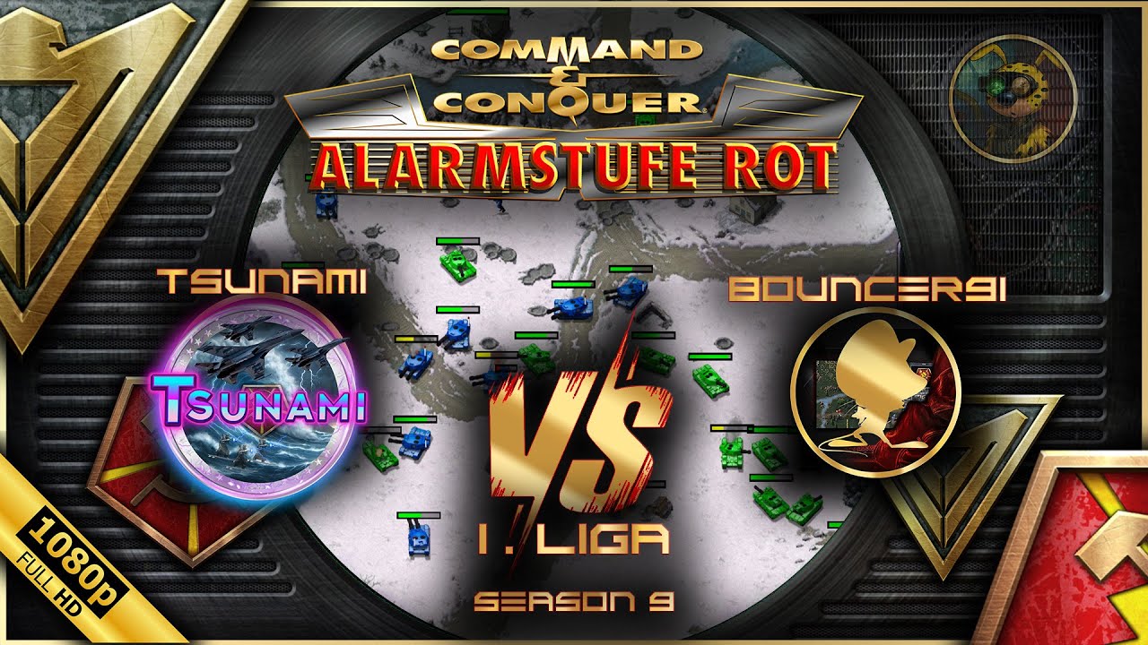 WILDES DUELL | Command and Conquer Red Alert eSports Classic League 2025 | Tsunami vs. Bouncer91