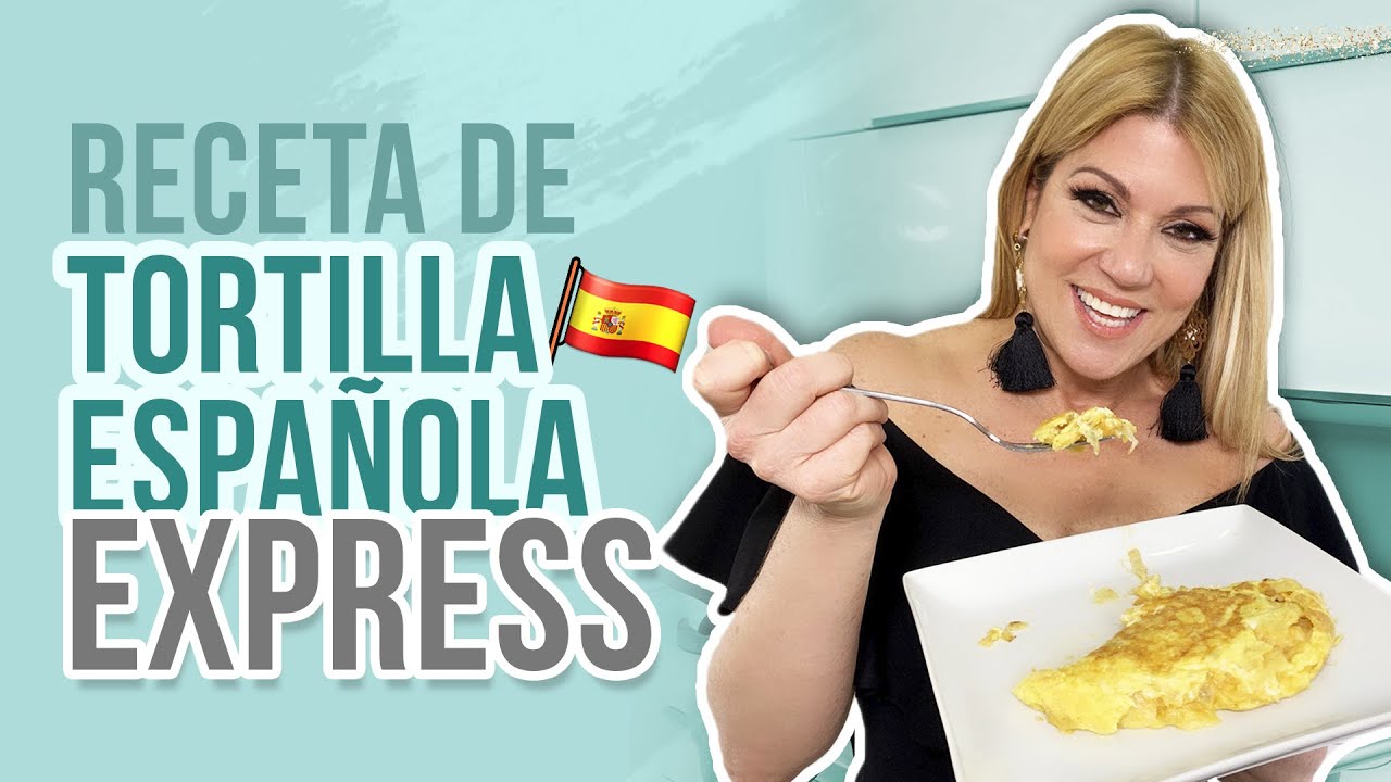 Receta de Tortilla Española express con tocineta