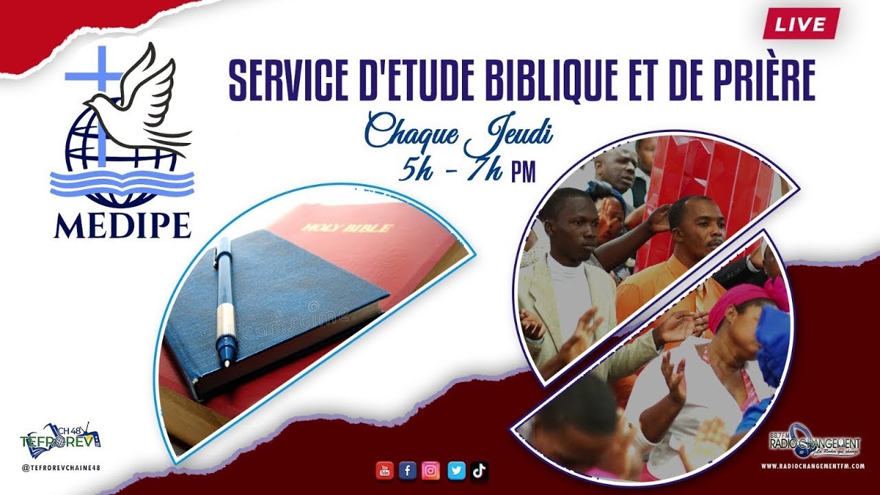 Service de Prière Spécial et d'Etude Biblique | Jeudi 15 Janvier 2026