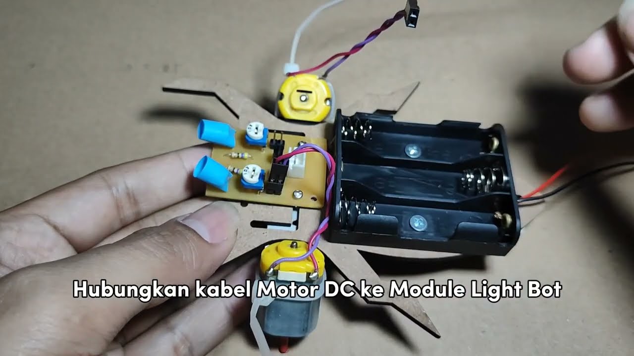 Tutorial Merakit Light Bot DIY Simple Robot | INOROBO ROBOTICS