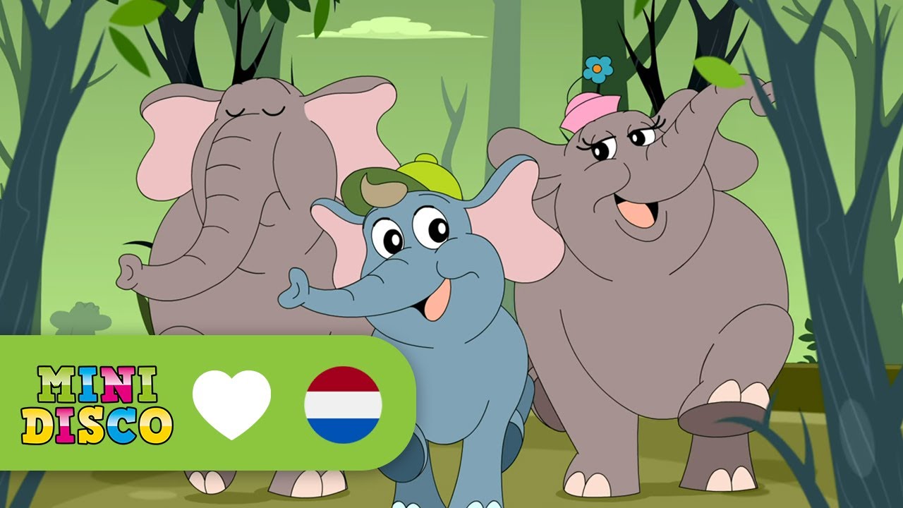 Olifantje In Het Bos | Kinderliedjes | Minidisco