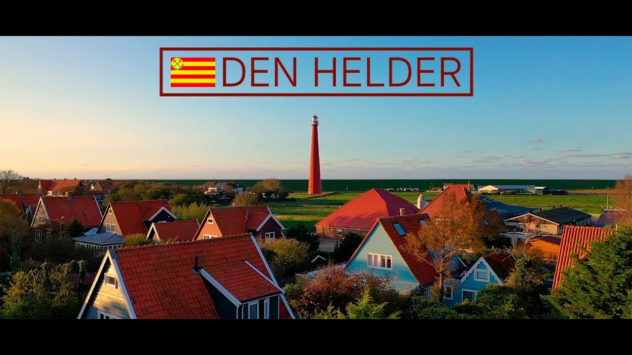 havenstad Den Helder omringd door de zee