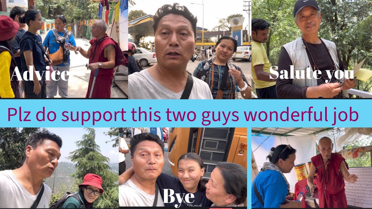 MET A TWO GREAT MEN AT LINGKHOR AREA | SUPPORT THEM | SALUTE 🫡 | BYE MY DAUGHTER | @tsengo vlogs 👍
