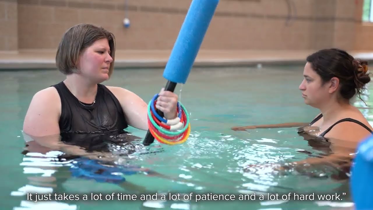 Young stroke survivor uses specialized technology to propel progress