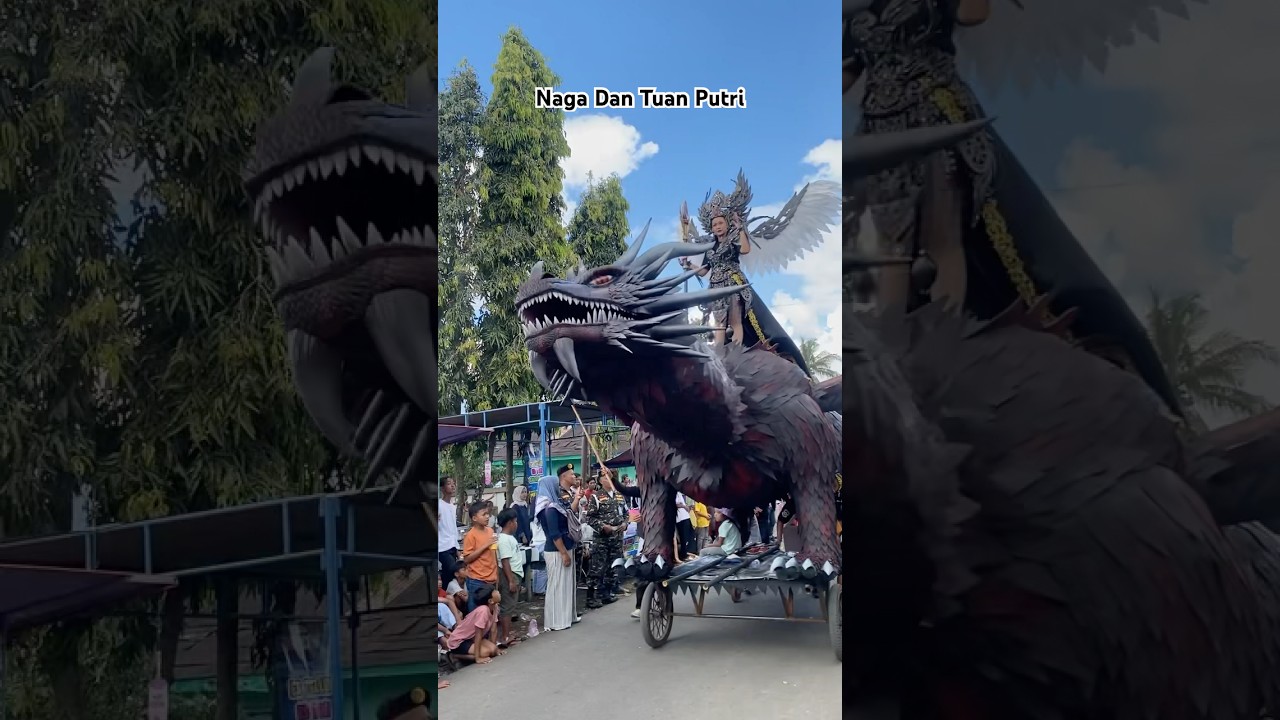 Ogoh-ogoh Naga Bisa gerak keren banget 