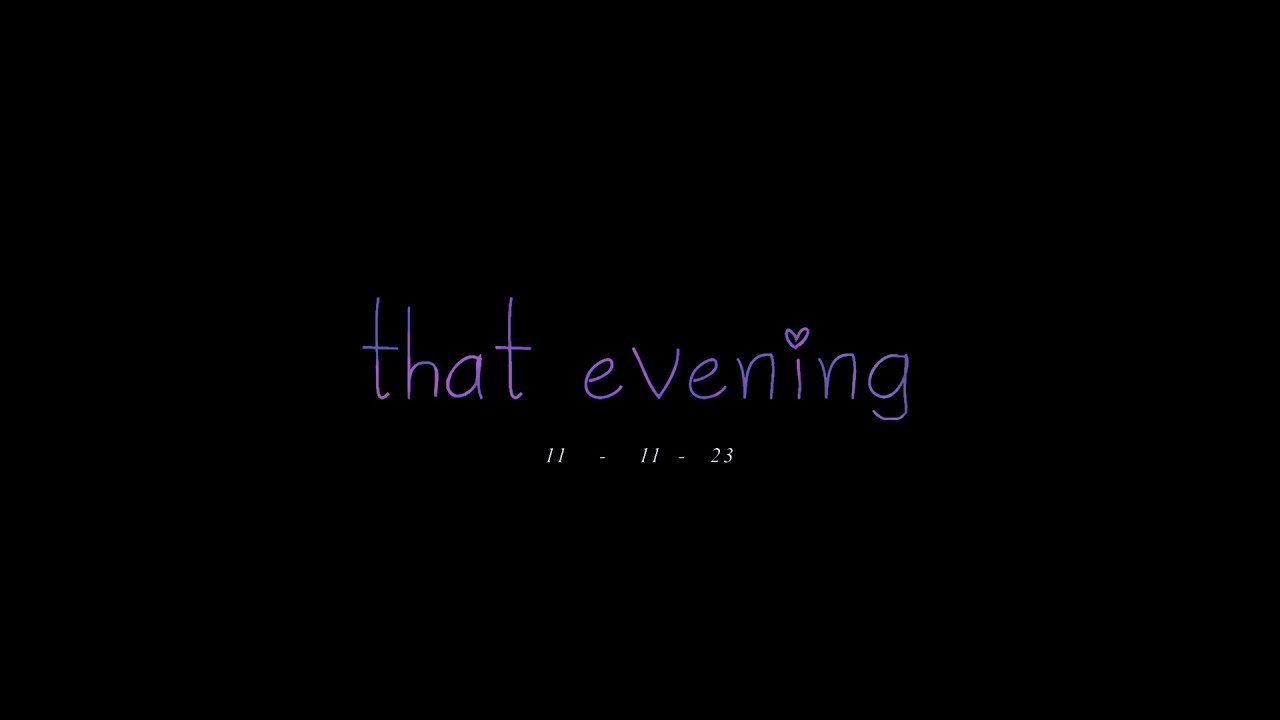 THAT EVENING |  Full Live Set (11/11/23)