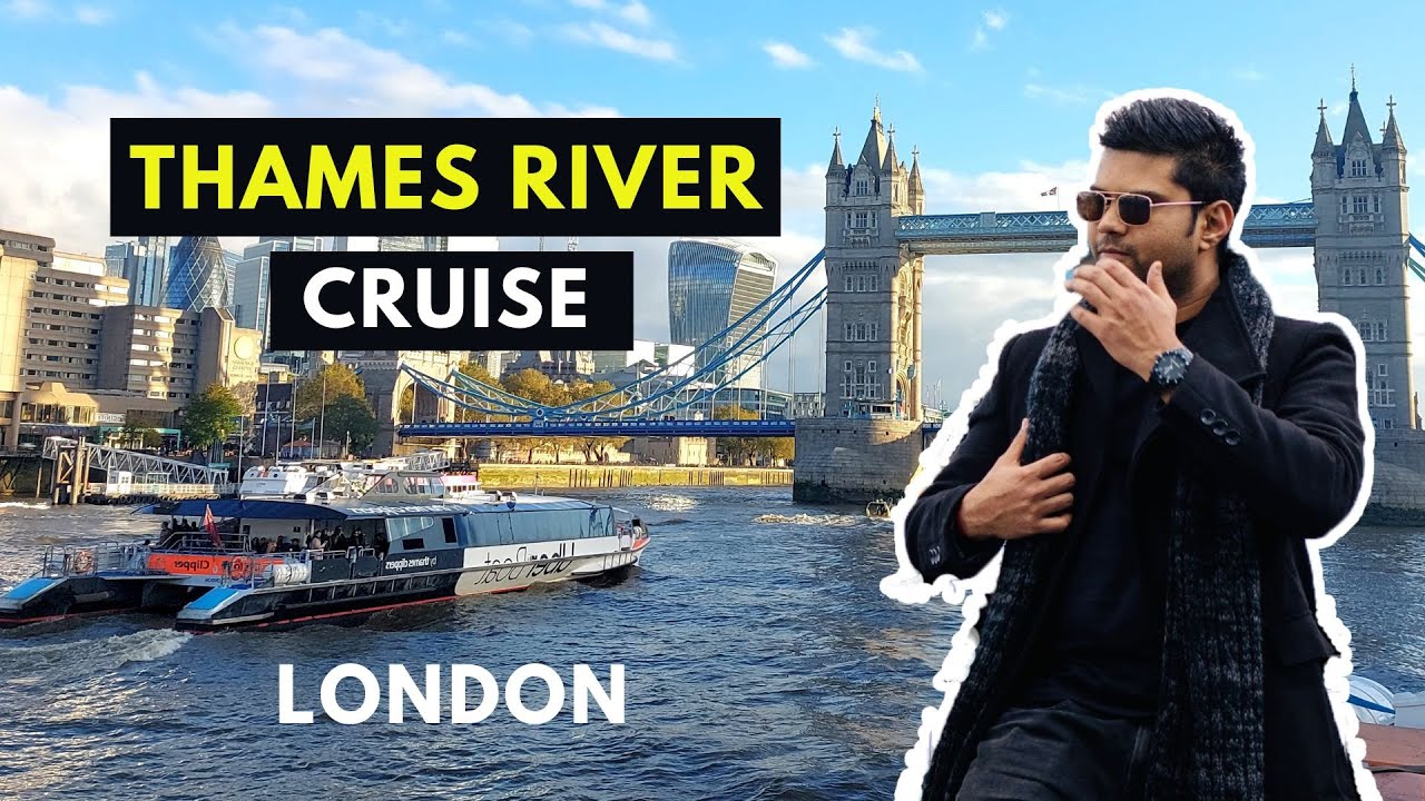 London Thames River Cruise | London's Spectacular Landmarks | 4K Video | United Kingdom