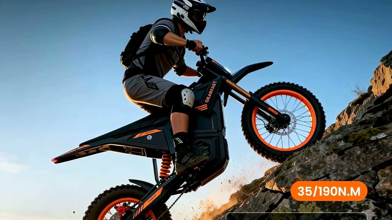 This 35MPH Electric Dirt Bike is an Absolute BEAST! (Gearfast 2500W)