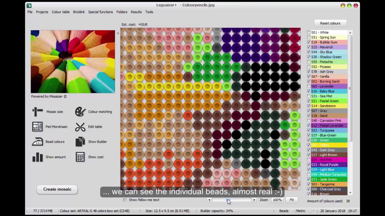 Artkal Perler Bead Mosaic Tool: 1. How to start