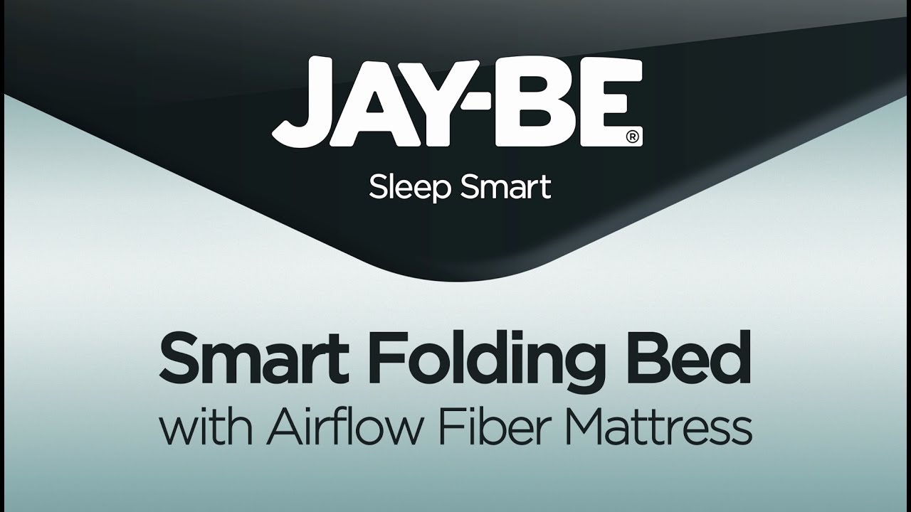 JAY-BE&reg; Smart Folding Bed with Airflow Fiber Mattress