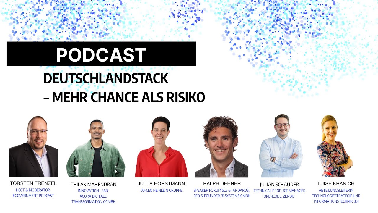 Deutschlandstack – Mehr Chance als Risiko - eGovernment Podcast (SCS Summit 2025)