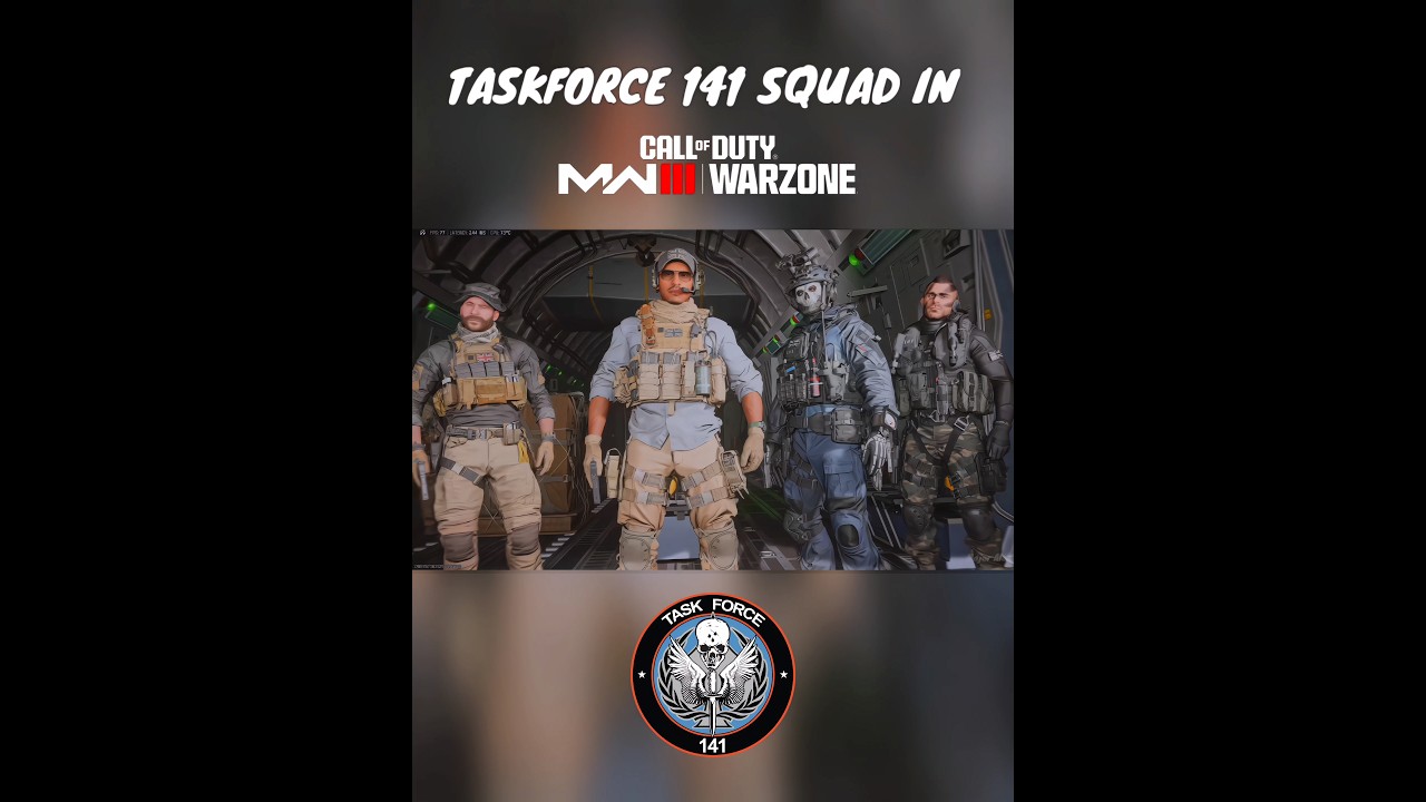 Task Force 141 Intro And Victory Outro Cutscenes At Rebirth Island In Modern Warfare 3 x Warzone 😎🔥