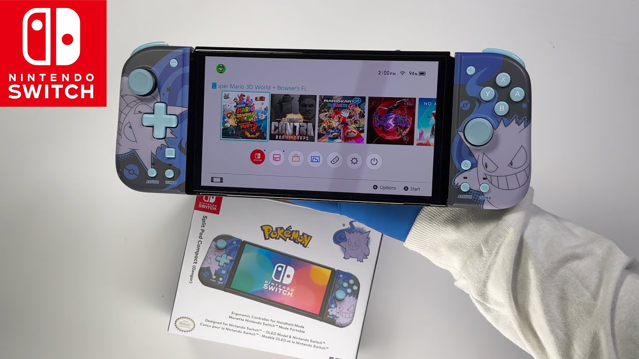 Unboxing Hori Split Pad Compact - Nintendo Switch (Gengar Version)