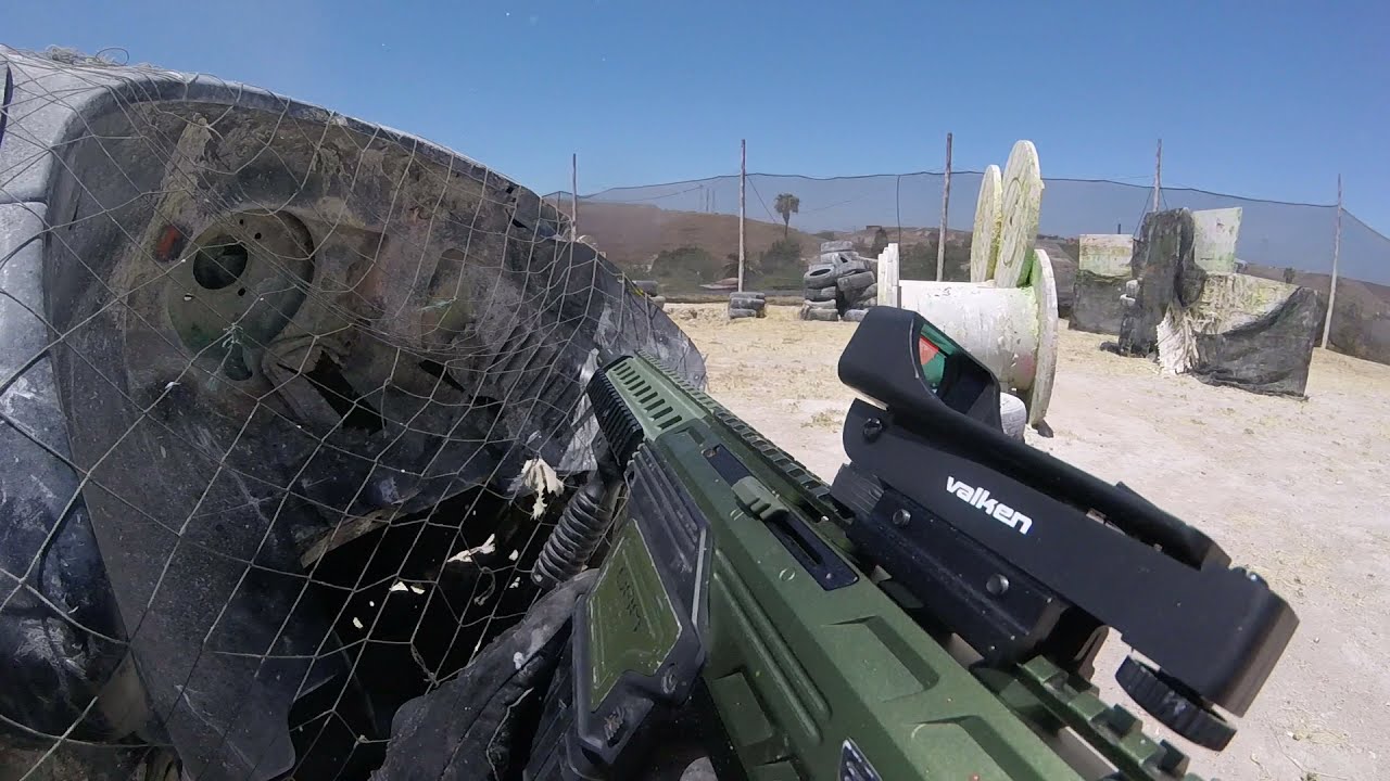 Juego de paintball magfed en parque Jackal La Gloria Tijuana B.C.