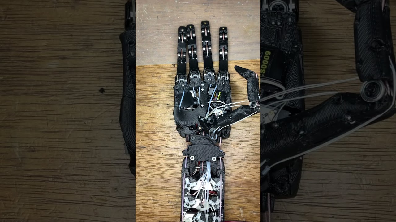 V2 DexHand: роботизированная рука, управляемая сухожилиями, возвращается к жизни 😁