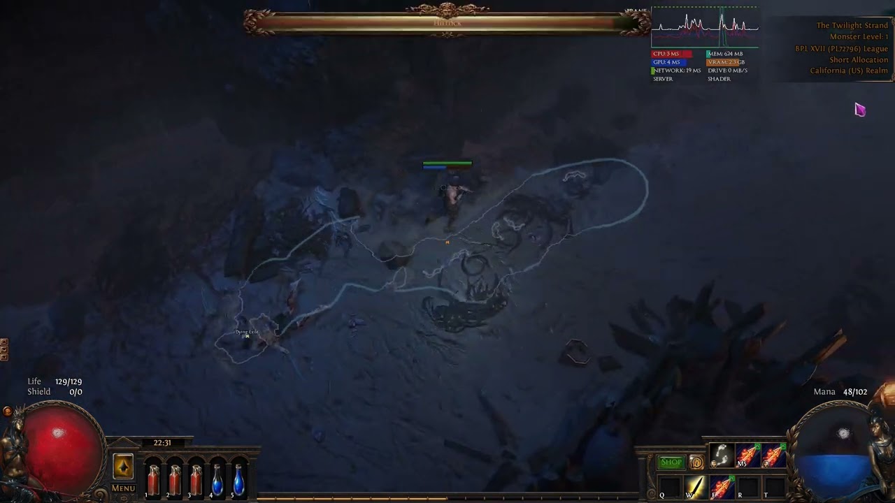 Oni-goroshi from Uber Hillock during BPL17 event - POE1 3.26