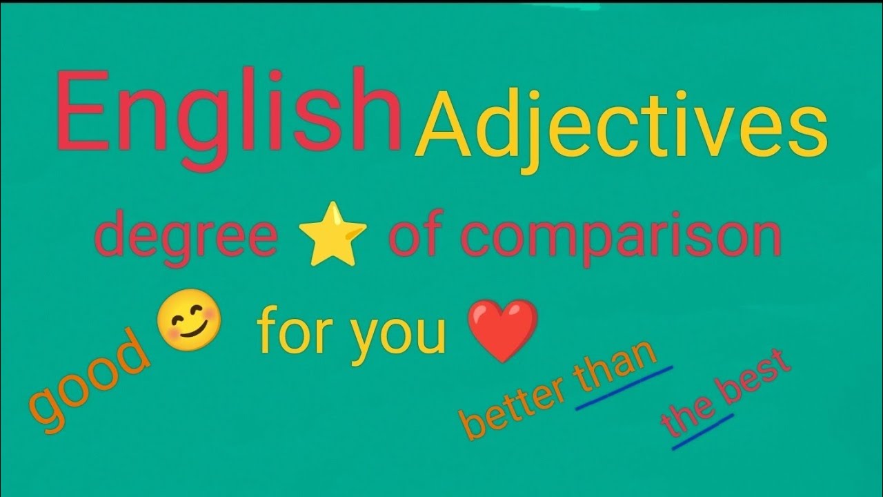 Master Degrees of Comparison | Adjectives Explained: Positive, Comparative, Superlative 🚀
